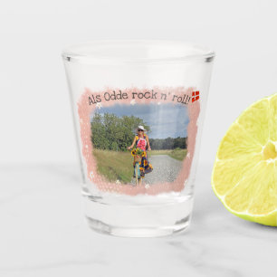 Fun Als Odde, Denmark Shot Glass! Glass