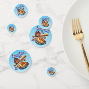 Fun American as Baseball & Apple Pie  Confetti