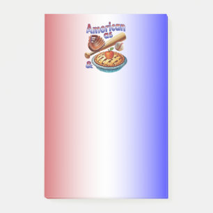 Fun American as Baseball & Apple Pie Post-it Notes