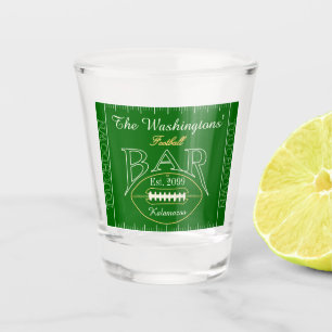 Fun American Football Bar Drinkware Shot Glass