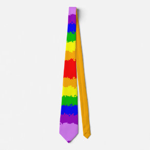 Fun and bright rainbow Tie