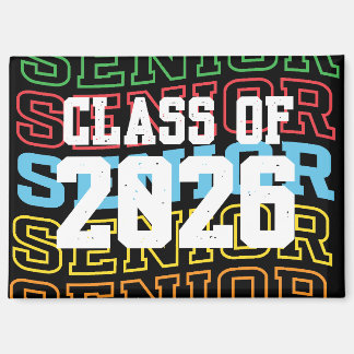 Fun and Catchy "Senior Class Of 2026" Magnet