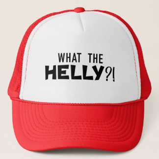 Fun And Catchy "What The Helly?!' Trucker Hat