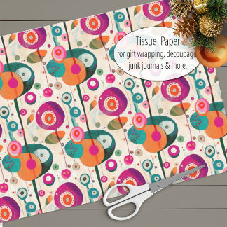 Fun and Colourful Circles Tissue Paper