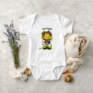 Fun and Colourful Explorer Emoji Toddler Baby Bodysuit