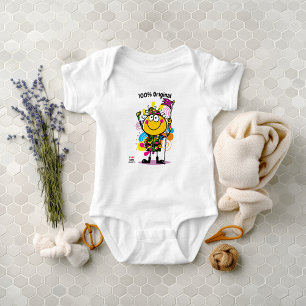 Fun and Colourful Soldier Emoji Toddler Baby Bodysuit