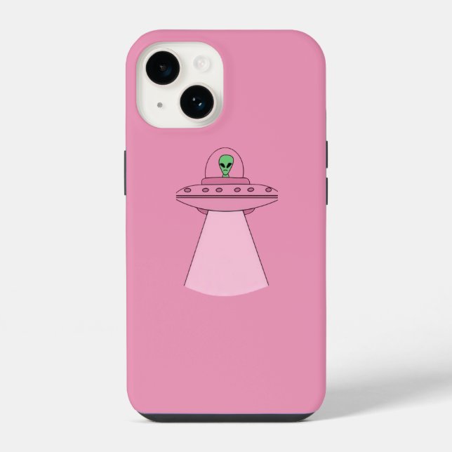 Fun and cute Alien Phone Case (Back)
