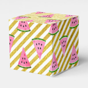 Fun and Cute Summer Watermelon Birthday Party Favour Box