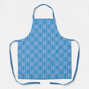 Fun and Fancy Blue Popcorn Apron