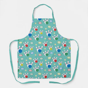 Fun and Fancy Bowling Pattern Apron