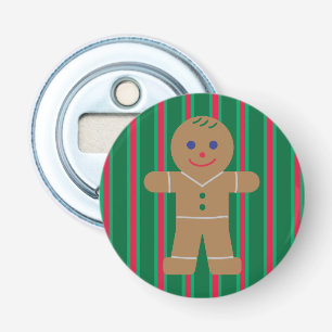 Fun and Fancy Christmas Gingerbread Man Bottle Opener