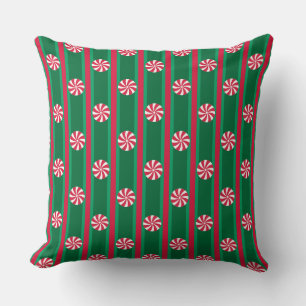 Fun and Fancy Christmas Peppermint Candy Cushion