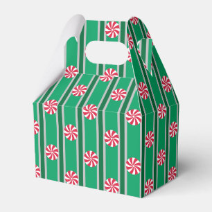 Fun and Fancy Christmas Peppermint Candy Favour Box