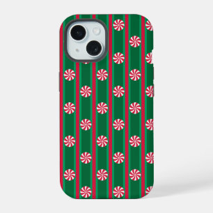 Fun and Fancy Christmas Peppermint Candy iPhone 15 Case
