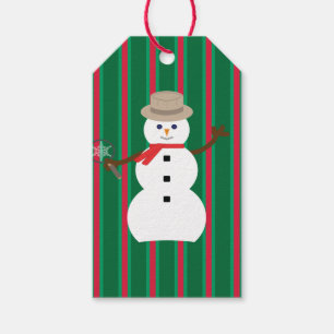 Fun and Fancy Christmas Snowman Detective Gift Tags