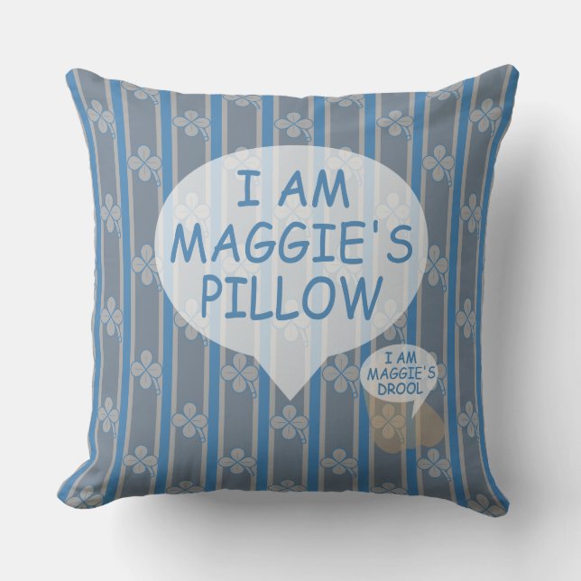 Fun and Fancy Customisable 4 Leaf Clover Cushion (Front)