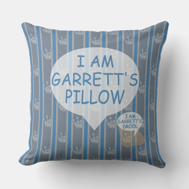 Fun and Fancy Customisable Bowling Cushion (Front)