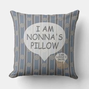 Fun and Fancy Customisable Flower Striped Cushion