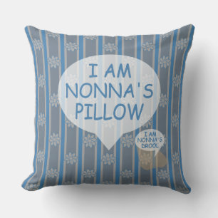 Fun and Fancy Customisable Flower Striped Cushion