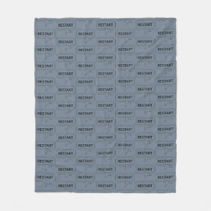 Fun and Fancy Customisable Restart Fleece Blanket