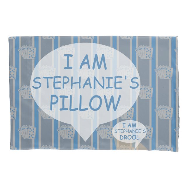 Fun and Fancy Customisable Royal Flush Pillowcase (Front)