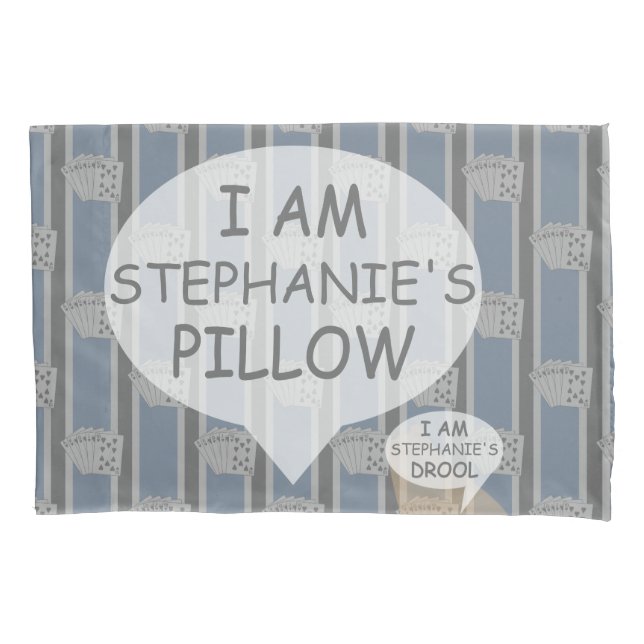 Fun and Fancy Customisable Royal Flush Pillowcase (Front)