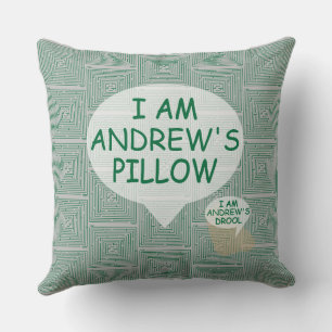 Fun and Fancy Customizable Green Maze Cushion