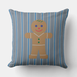 Fun and Fancy Gingerbread Man Cushion