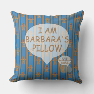 Fun and Fancy Gingerbread Man Cushion