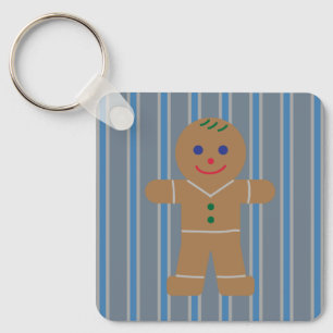 Fun and Fancy Gingerbread Man Key Ring