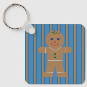 Fun and Fancy Gingerbread Man Key Ring