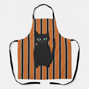 Fun and Fancy Halloween Black Cats Apron