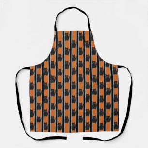 Fun and Fancy Halloween Black Cats Apron