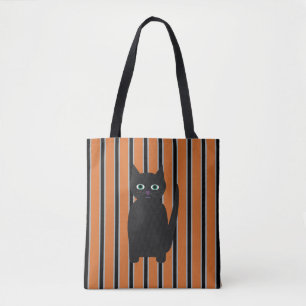 Fun and Fancy Halloween Black Cats Tote Bag