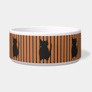 Fun and Fancy Halloween Black Silhouette Cats