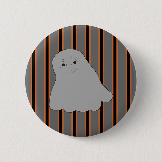 Fun and Fancy Halloween Ghosts 6 Cm Round Badge (Front)