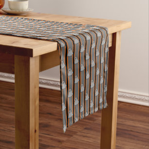 Fun and Fancy Halloween Ghosts Short Table Runner