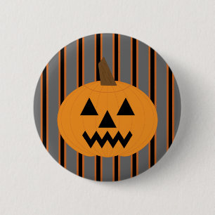 Fun and Fancy Halloween Pumpkins 6 Cm Round Badge