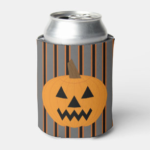 Fun and Fancy Halloween Pumpkins Can Cooler
