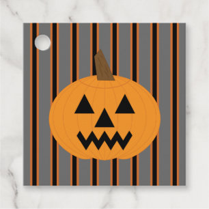 Fun and Fancy Halloween Pumpkins Favour Tags