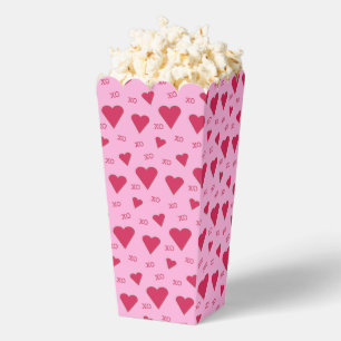 Fun and Fancy Heart Popcorn Favour Box