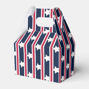Fun and Fancy Patriotic Stars and Stripes Favour Box