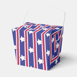 Fun and Fancy Patriotic Stars and Stripes Favour Box