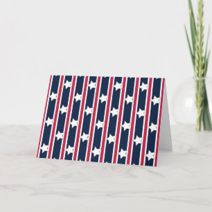 Fun and Fancy Patriotic Stars and Stripes Invitation