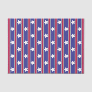 Fun and Fancy Patriotic Stars and Stripes Tissue Paper