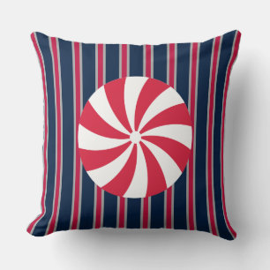 Fun and Fancy Peppermint Candy Cushion