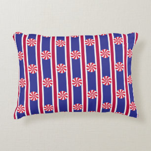 Fun and Fancy Peppermint Candy Decorative Cushion