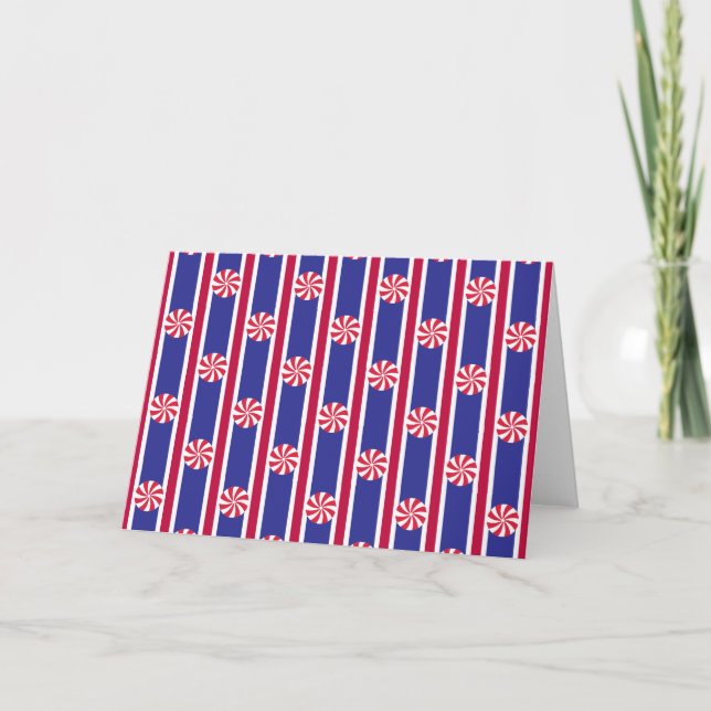 Fun and Fancy Peppermint Candy Invitation (Front)