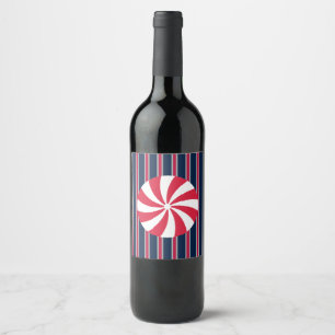 Fun and Fancy Peppermint Candy Wine Label