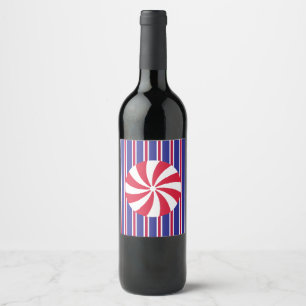 Fun and Fancy Peppermint Candy Wine Label